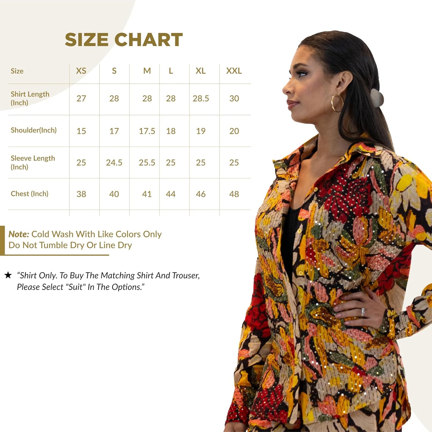 Yellow Sequin Blouse – Sparkly Floral Party Shirt Women