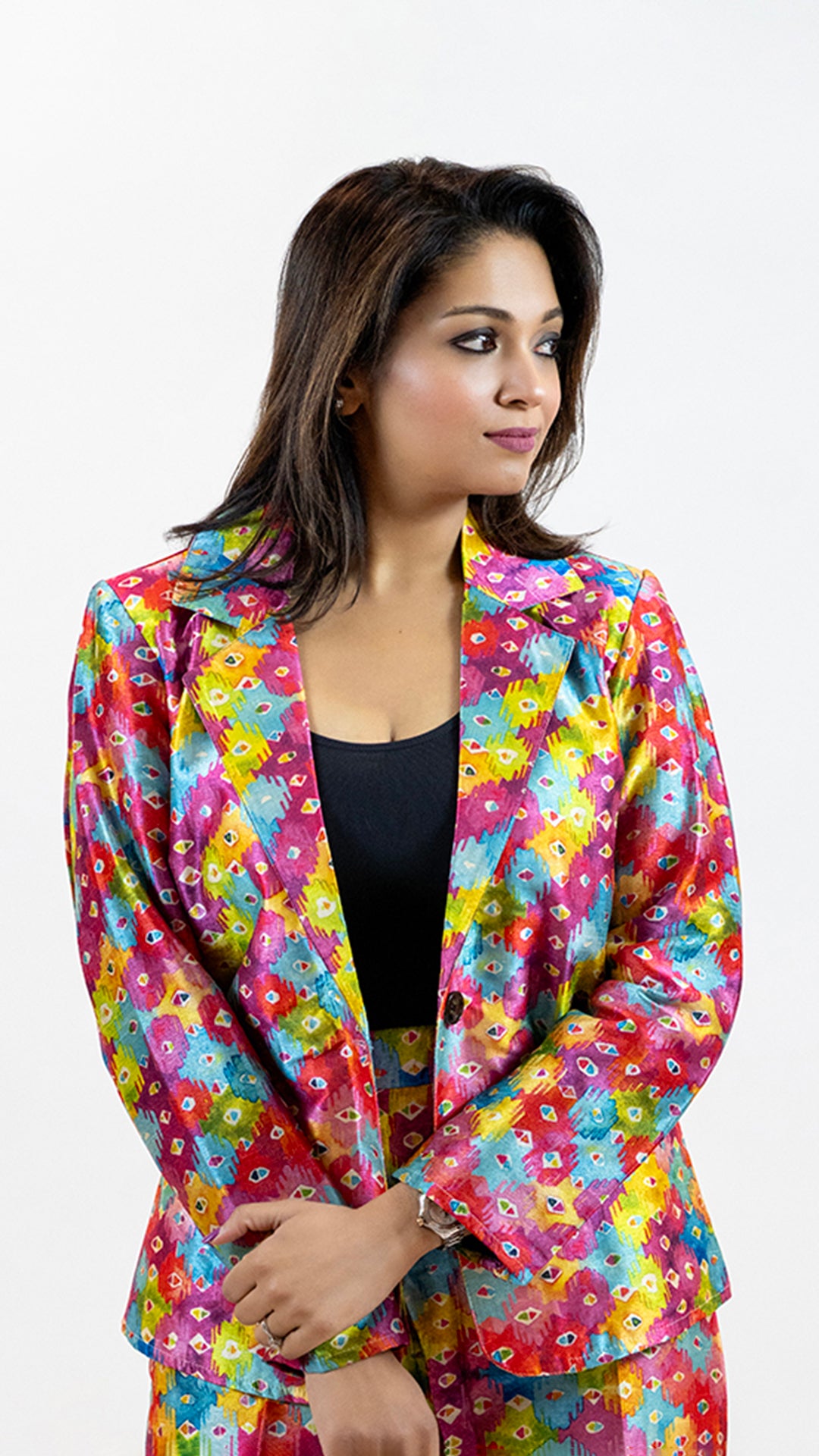 Hot Pink Women’s Blazer – Stylish Business Casual Jacket