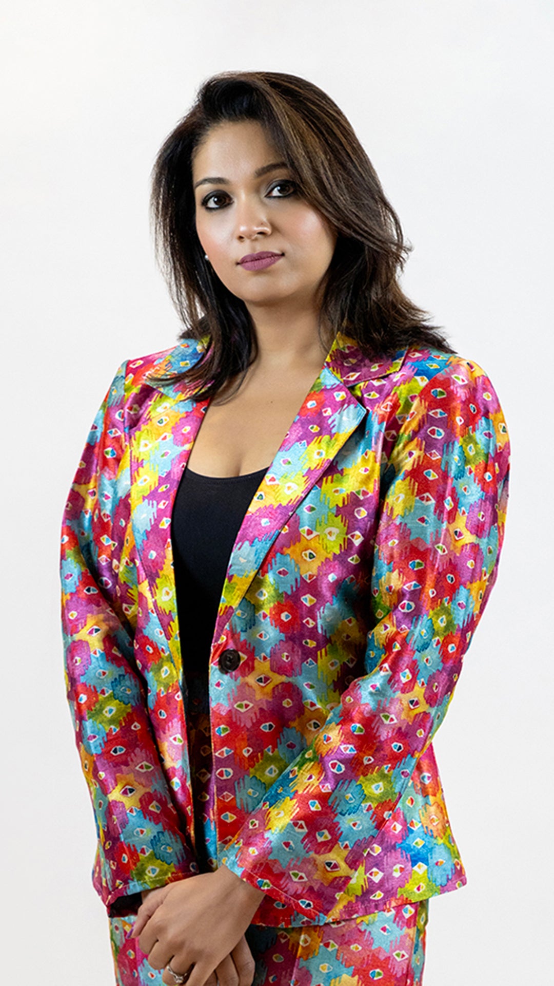 Hot Pink Women’s Blazer – Stylish Business Casual Jacket