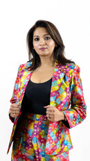 Hot Pink Women’s Blazer – Stylish Business Casual Jacket