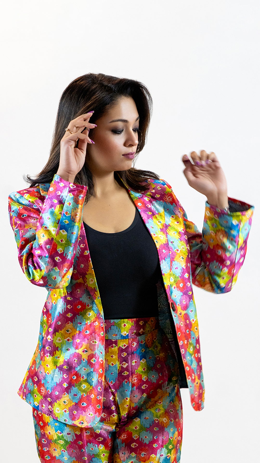 Hot Pink Women’s Blazer – Stylish Business Casual Jacket