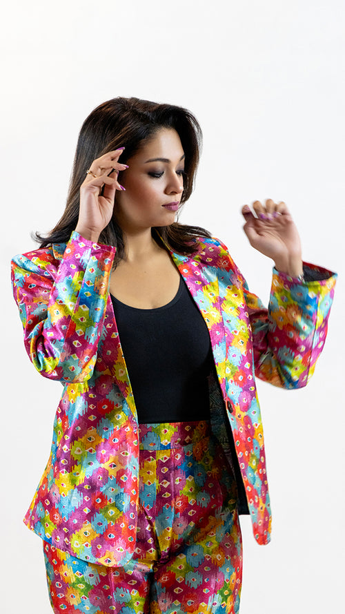 Hot Pink Women’s Blazer – Stylish Business Casual Jacket